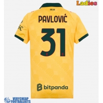 AC Milan Strahinja Pavlovic #31 Replica Third Shirt Ladies 2025-26 Short Sleeve